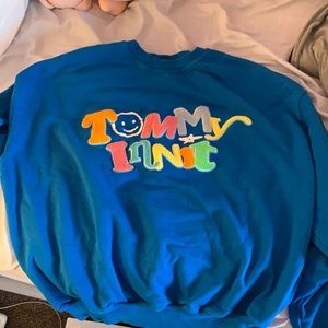 Tommyinnit Blue Crew Neck